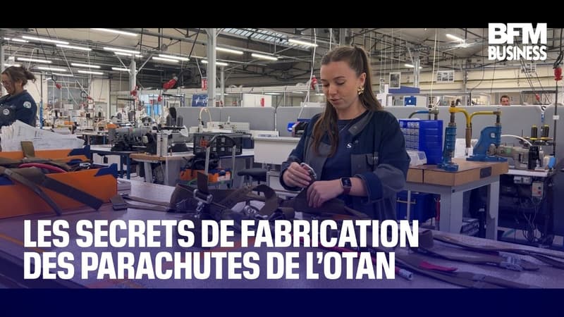 Les secrets de fabrication des parachutes de l'Otan