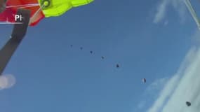Un parachutiste norvégien a échappé de justesse à une météorite qui est passé à quelques mètres de lui lors d'un saut au-dessus de la Norvège