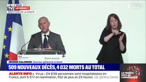 Coronavirus: "Les laboratoires de ville ont réalisé 32.000 tests dont 9630 positifs", selon Jérôme Salomon
