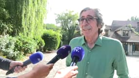 Patrick Balkany dans sa résidence de Giverny le 5 août 2022.