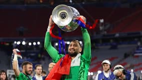 Gianluigi Donnarumma après la victoire du PSG en Ligue des champions, le 31 mai 2025