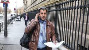 François Ruffin devant l'Assemblée nationale le 4 décembre 2018.