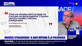 L'ancien maire de Strasbourg, Roland Ries, se défend après la polémique des postes manquants dans les musées