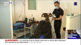 "C'est une pause bien agréable": coupes de cheveux et soins beauté gratuits pour 270 soignants de la région parisienne