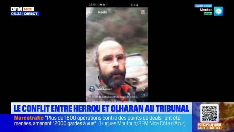 Breil-sur-Roya: l'agriculteur et militant Cédric Herrou au tribunal pour diffamation contre le maire