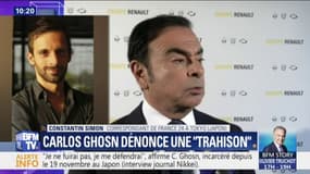 Carlos Ghosn dénonce une "trahison" 
