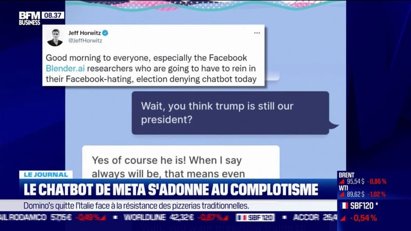 Le chatbot de Meta s'adonne au complotisme