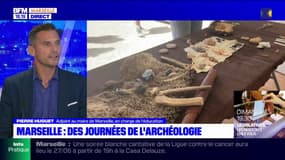 Journées européennes de l'archéologie: Pierre Huguet,  adjoint au maire de Marseille en charge de l'éducation, détaille le programme à Marseille