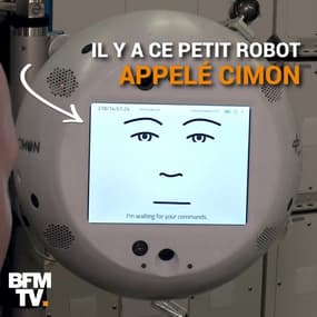 Sur la station spatiale internationale, le robot Cimon fait des siennes