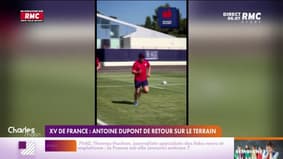 XV de France: Antoine Dupont de retour sur le terrain