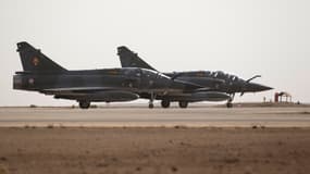 Deux Mirage 2000 de l'armée française, sur une base jordanienne, en octobre 2015. (photo d'illustration)