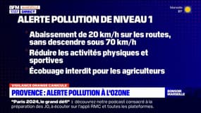 Bouches-du-Rhône: l'alerte de niveau 1 à la pollution à l'ozone maintenue