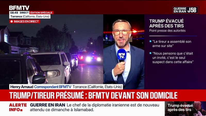 Donald Trump évacué après des tirs: des perquisitions en cours au domicile du suspect