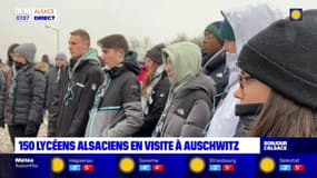 150 lycéens alsaciens en visite à Auschwitz