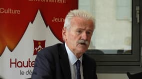 Jean-Marie Bernard, président du conseil départemental des Hautes-Alpes, le 20 octobre 2017 à Marseille (Bouches-du-Rhône).