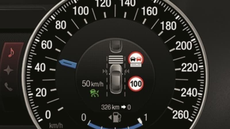 Ford a mis au point un régulateur de vitesse intelligent qui sait lire les panneaux de signalisation et adapter l'allure du véhicule en conséquence. 