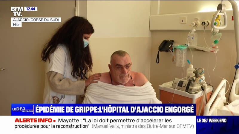 Épidémie de grippe: l'hôpital d'Ajaccio engorgé