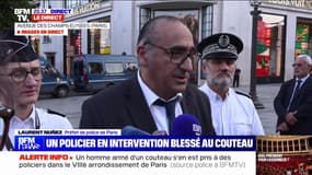 Policier blessé à Paris: "À ce stade, il n'y a pas de motivation terroriste", selon Laurent Nuñez