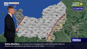 Météo: un mercredi pluvieux sur toute la Normandie, jusqu'à 14°C à Cherbourg l'après-midi