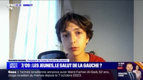 "On appelle à descendre dans les rues", affirme Manes Nadel, président de l'Union Syndicale Lycéenne