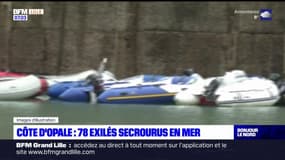 Côte d'Opale: 78 exilés secourus en mer