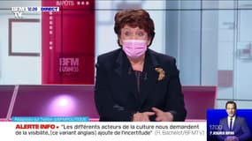 Pour Roselyne Bachelot, le variant anglais "rajoute de l'incertitude" pour les acteurs de la culture