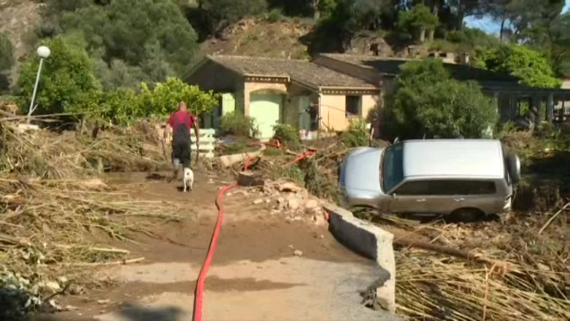 Les dégâts après le passage de violents orages le mardi 20 mai 2025 à Vidauban (Var). Les dégâts après le passage de violents orages le mardi 20 mai 2025 à Vidauban (Var).