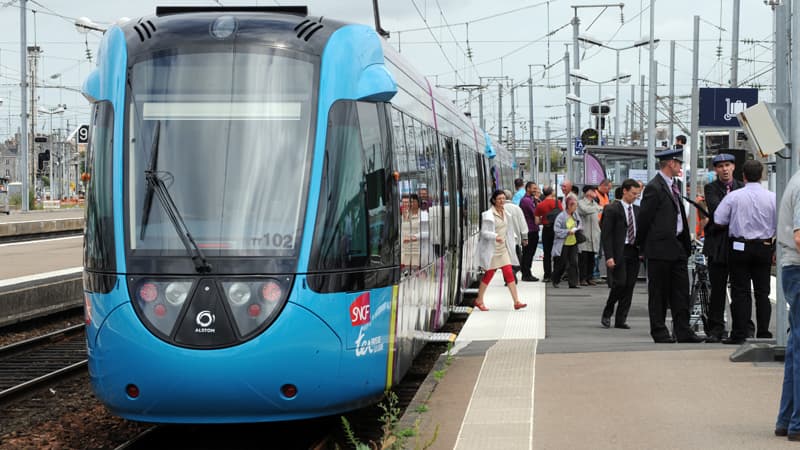 Le tram-train de Nantes (photo d'archive)