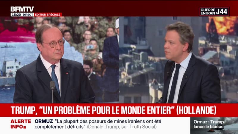 Guerre au Moyen-Orient: "Benjamin Netanyahu a fait une pression et Donald Trump a suivi", déclare François Hollande, ancien président de la République