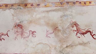 La salle de la Domus Aurea a été découverte lors de travaux de restauration.