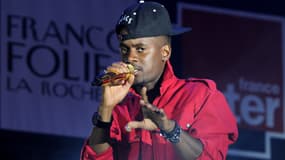 Black M en concert aux Francofolies de La Rochelle, le 13 juillet 2017