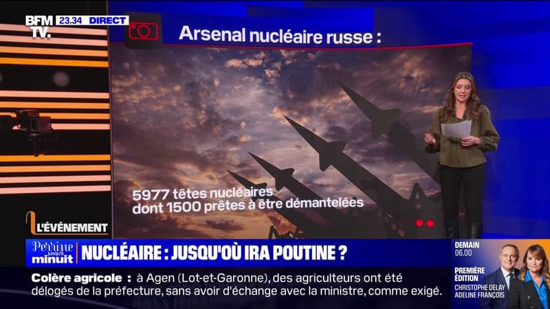 Guerre en Ukraine: ce que l'on sait de l'arsenal nucléaire russe