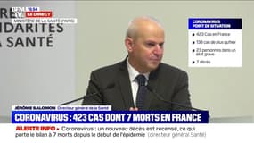 Coronavirus: "Globalement, on a une guérison clinique au bout de 10 à 12 jours", explique Jérôme Salomon