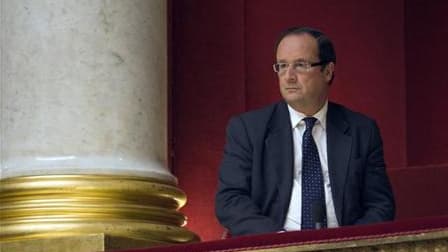 François Hollande a mis en garde mercredi contre un trop grand nombre de candidatures de gauche pour la présidentielle de 2012, brandissant le risque d'une nouvelle élimination au premier tour. /Photo d'archives/REUTERS/Charles Platiau