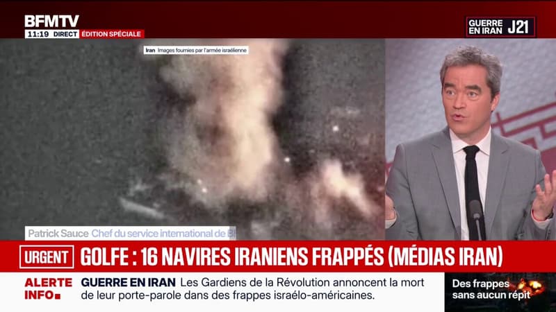 Guerre au Moyen-Orient: 16 navires iraniens frappés dans un port du Golfe