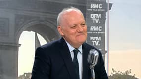 François Asselineau mardi matin sur BFMTV et RMC.
