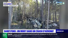 Saint-Pons: un mort dans le crash d'un aéronef, trois autres personnes grièvement blessées