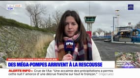 Inondations dans le Pas-de-Calais: des méga-pompes installées pour évacuer l'eau vers la mer