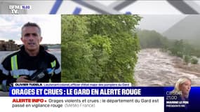 Le département du Gard en vigilance rouge pluies-inondations et crues