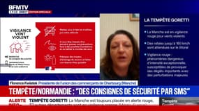 Tempête Goretti: "On est habitués aux coups de vent, mais pas dans ces mesures là", explique la présidente de l'union des commerçants de Cherbourg