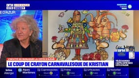 Carnaval de Nice: Kristian a dessiné un char inspiré de Grasse