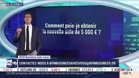 Comment obtenir la nouvelle aide de 5 000 euros pour une entreprise ? 