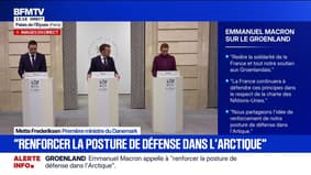 "Renforcer notre posture de défense dans l'Arctique", souhaite Emmanuel Macron aux côtés des dirigeants du Groenland et du Danemark