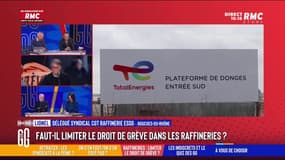 Raffineries: "On fera 3 semaines de grève si le gouvernement s'entête à faire passer sa réforme", assure un raffineur