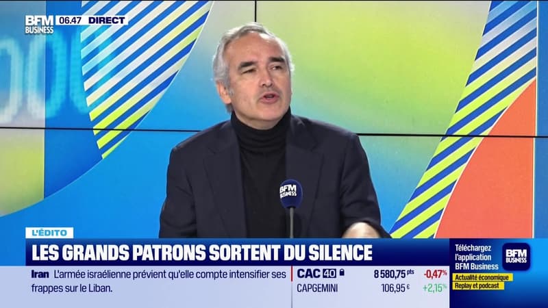 L’Edito de Bruno Jeudy : Les grands patrons sortent du silence - 02/03