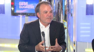 Le PDG de Nexity Alain Dini sur le plateau de Good Morning Business ce 21 mars.