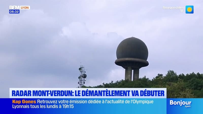 Lyon: la démolition du radar Mont-Verdun a débuté