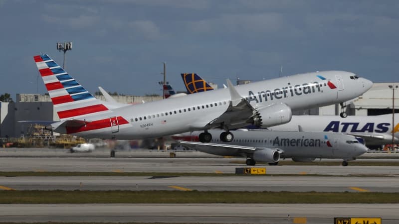 Un Boeing 737 MAX de American Airlines (illustration)