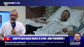 Dr Aram Gazarian, responsable médical de l'intervention de Felix Gretarsson: "Une greffe d'organes est soumise à des contraintes et des complications"