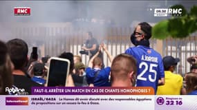 Faut-il arrêter un match en cas de chants homophobes?